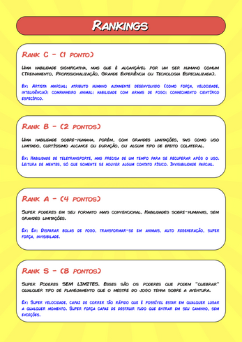 Sem Limites — Regras